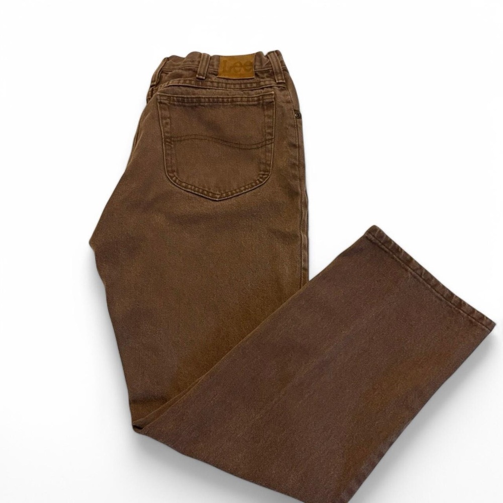 Vintage Lee Washed Brown Men’s Regular Fit Jeans